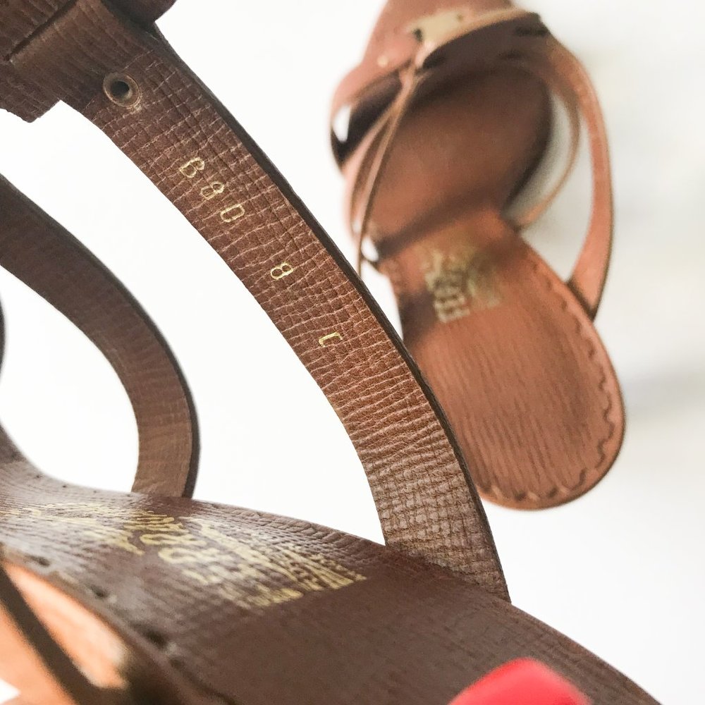 Salvatore Ferragamo 3-Buckle Heel Sandals - Picture 5 of 9